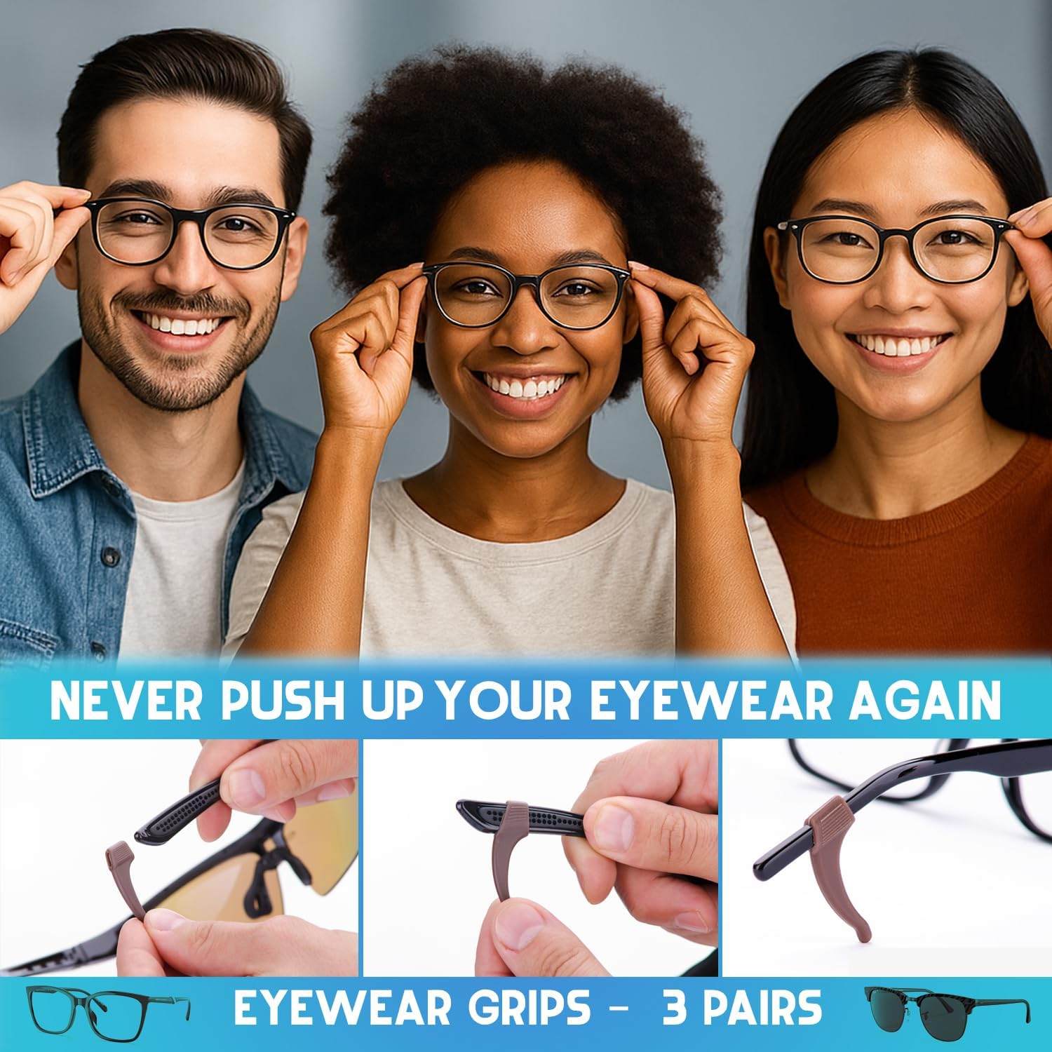 Anchor Glasses Grips Anti-Slip Ear Hooks