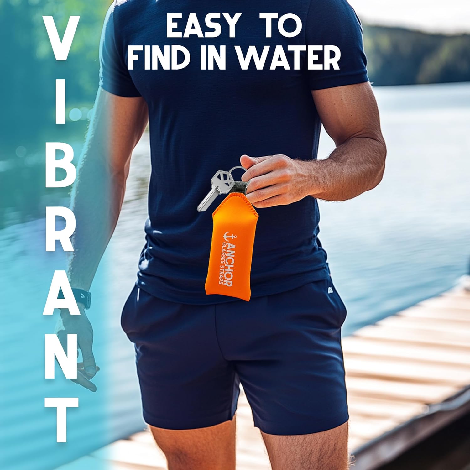 Waterproof Floating Keychain XL