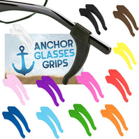 Anchor Glasses Grips Kids Anti-Slip Glasses Ear Hooks 12 Pack