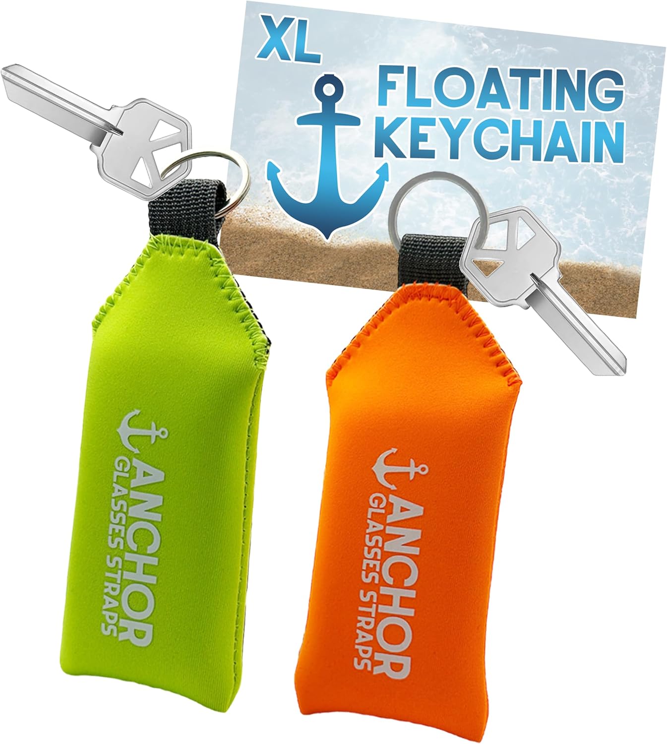 Waterproof Floating Keychain XL | Anchor Glasses Straps