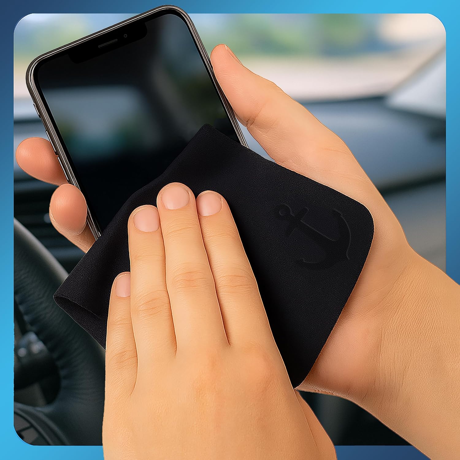 Anchor Microfiber Glasses Cleaning Cloths