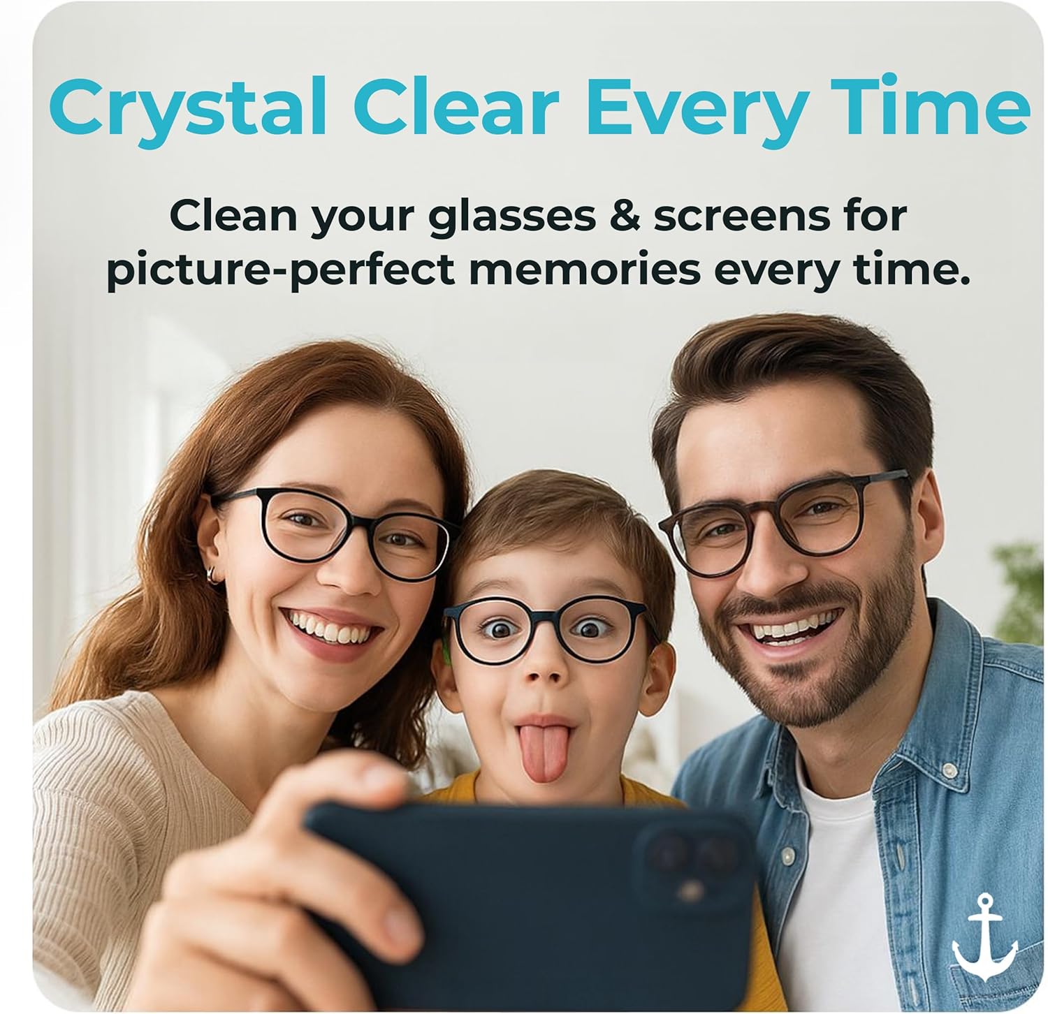 Anchor Microfiber Glasses Cleaning Cloths