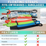 Floating Sunglasses Straps 4-Pack