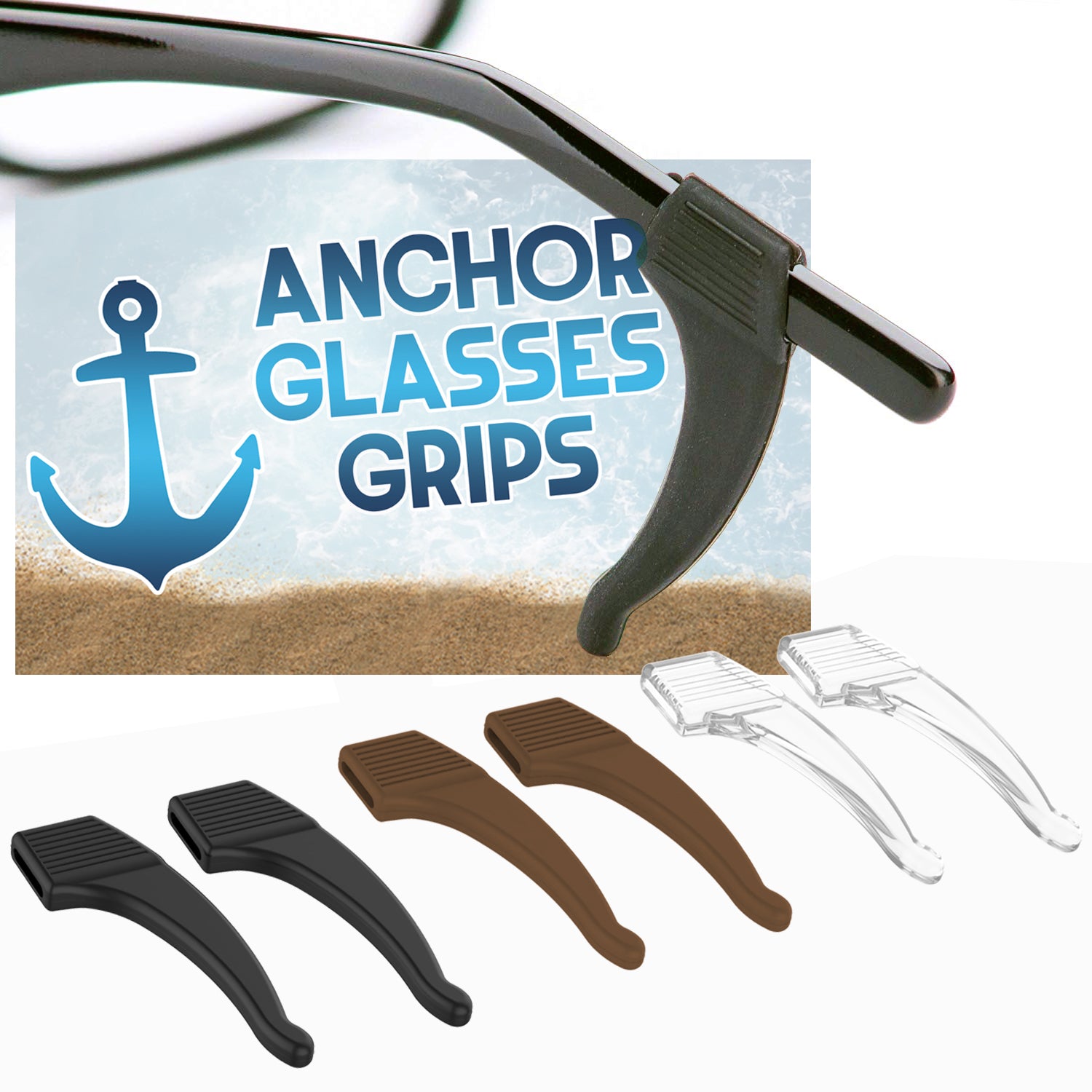 Anchor Glasses Grips Anti-Slip Ear Hooks