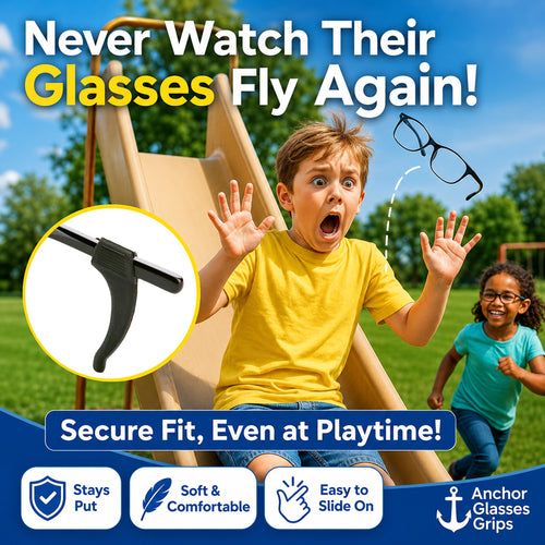 Anchor Glasses Grips Kids Anti-Slip Glasses Ear Hooks 12 Pack