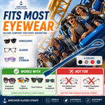 Anchor Sunglasses Straps 4-Pack Adjustable Sport Eyewear Straps