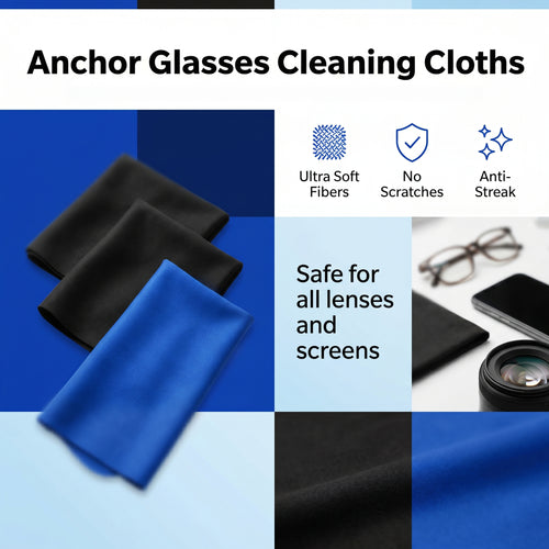 Anchor Microfiber Glasses Cleaning Cloths