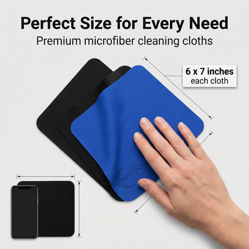 Anchor Microfiber Glasses Cleaning Cloths